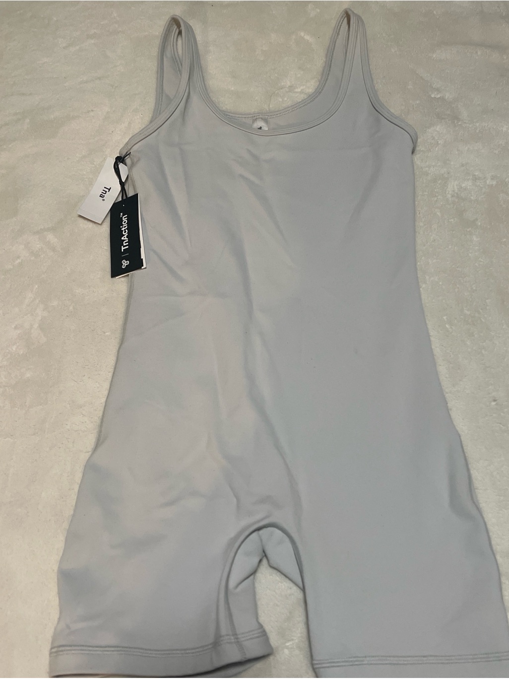 Light Gray Romper #Aritzia